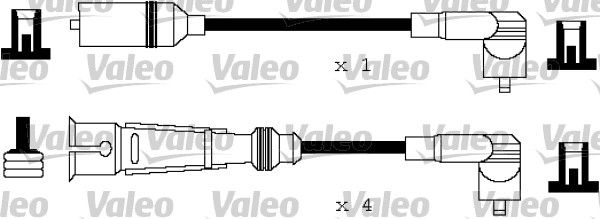 Комплект проводов зажигания 346120 VALEO