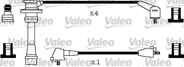 Комплект проводов зажигания 346189 VALEO