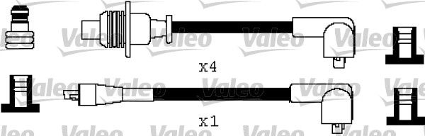 Комплект проводов зажигания 346218 VALEO