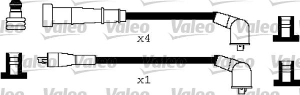 Комплект проводов зажигания 346309 VALEO