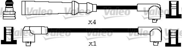 Комплект проводов зажигания 346593 VALEO