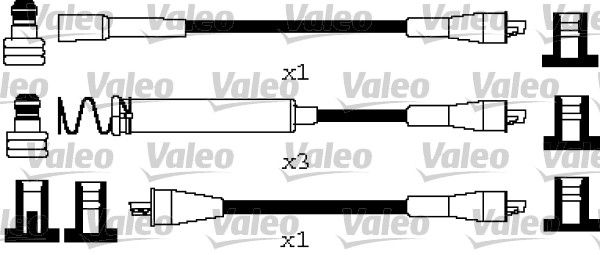 Комплект проводов зажигания 346668 VALEO