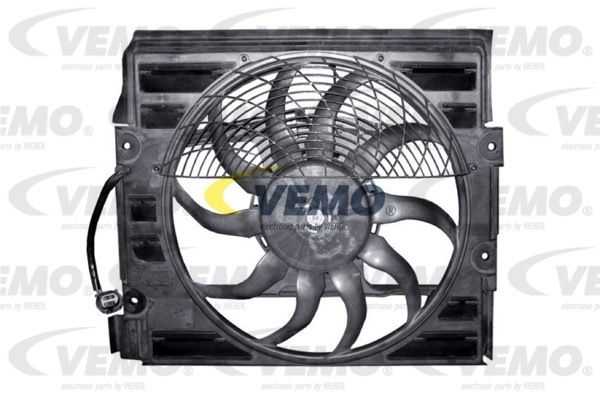 Вентилятор, конденсатор кондиционера V20021072 VEMO