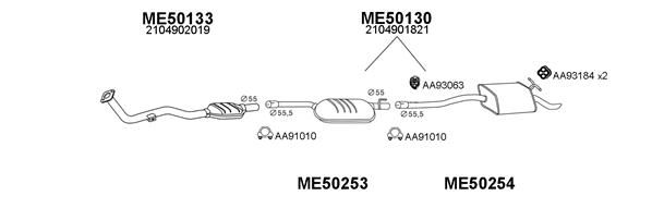 Система выпуска ОГ 500097 VENEPORTE