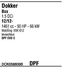 Система выпуска ОГ DCK058609B WALKER