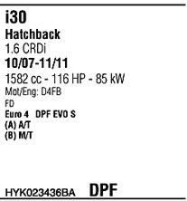Система выпуска ОГ HYK023436BA WALKER