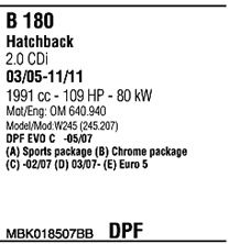 Система выпуска ОГ MBK018507BB WALKER