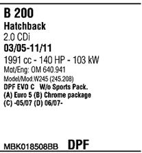Система выпуска ОГ MBK018508BB WALKER