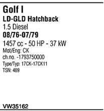 Система выпуска ОГ VW35162 WALKER